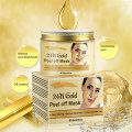 Hochwertiger 24 Karat Gold Gesicht Mitesser Entferner Anti-Akne Peel-Off-Maske